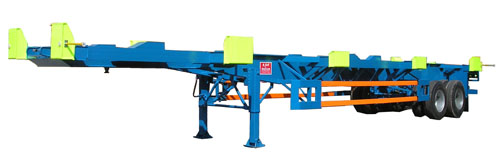 蛇口港口兩軸45呎碼頭車(chē)